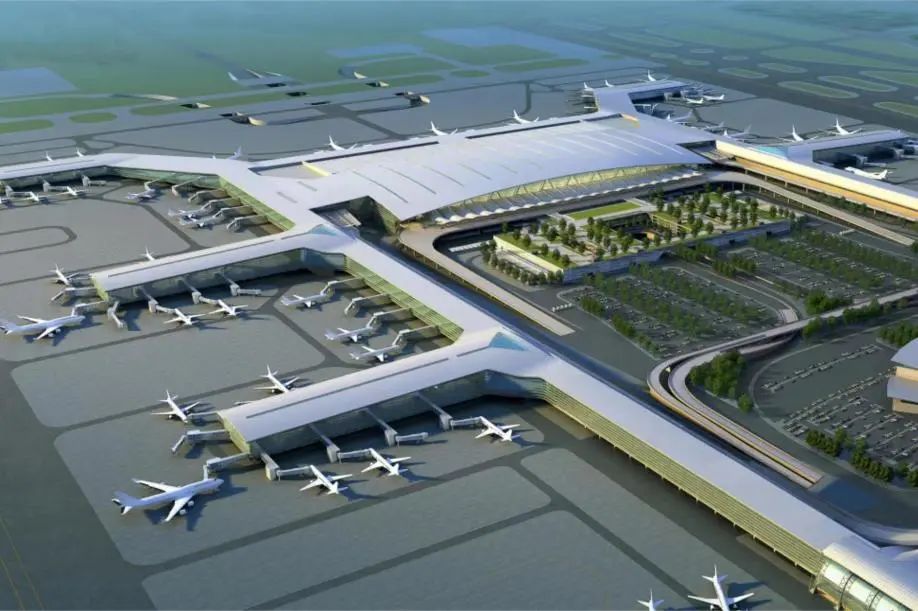 廣州白云國際機場三期擴建工程西四指廊項目正式   廣州鋼結構公司選擇廣州經緯鋼結構工程有限公司  咨詢電話:13925156722